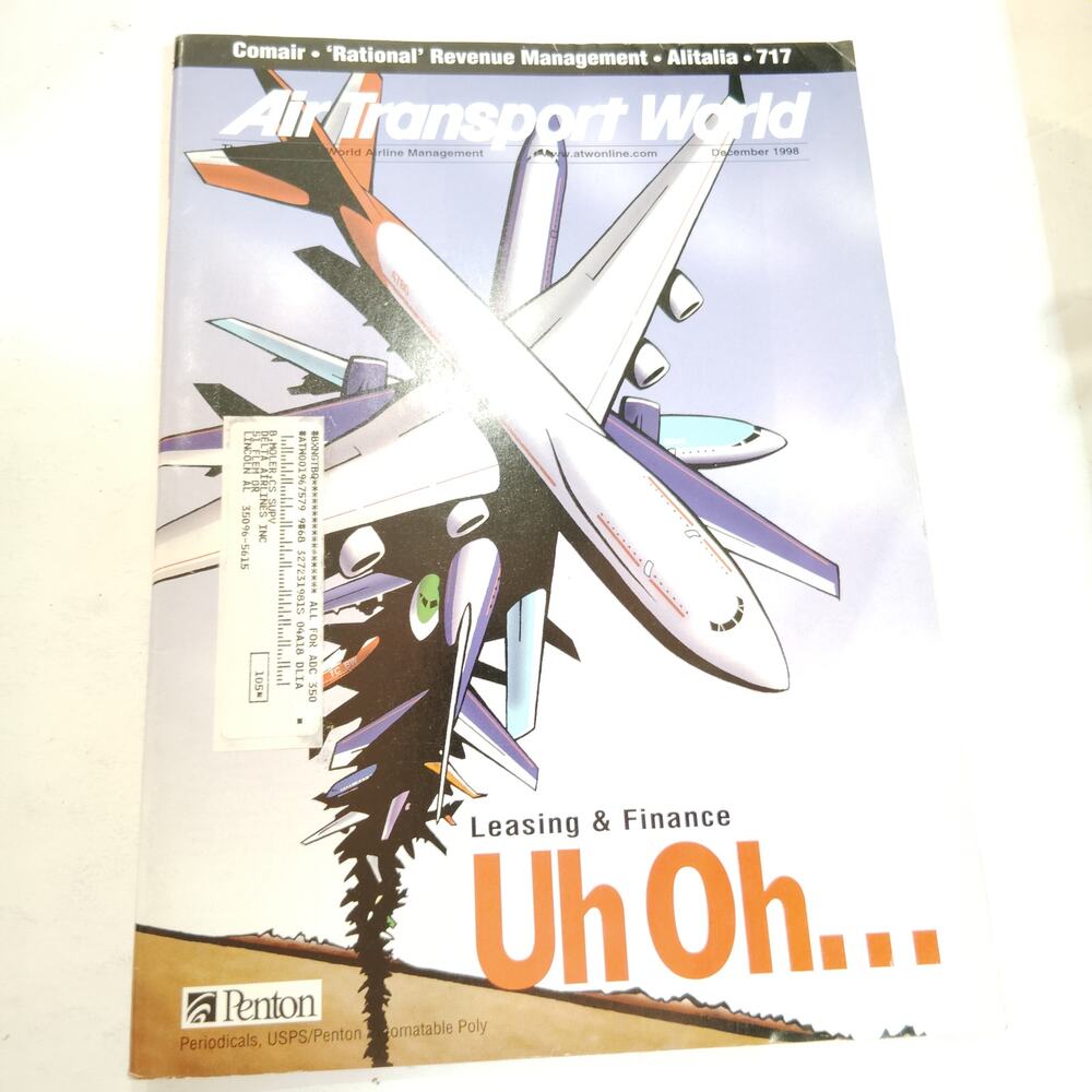Air Transport World Magazine December 1998 - Vintage Aviation Leasing & Finance